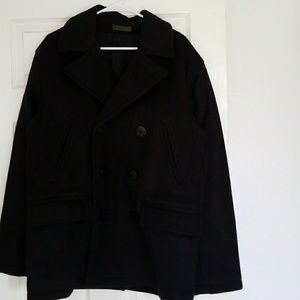 Black Peacoat for Men Size M